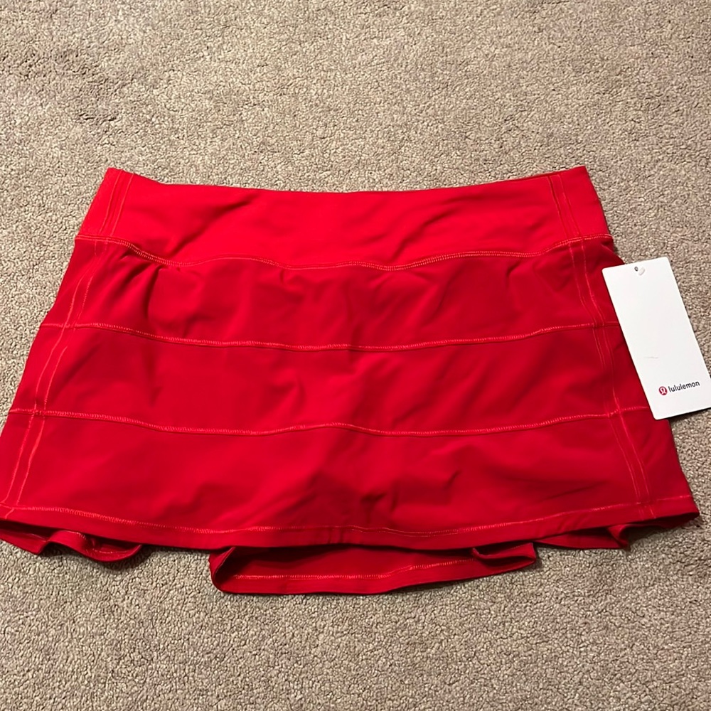 Brand New pace rival MR red Lululemon skirt